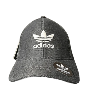 Boné Adidas - Preto, Logo Branca