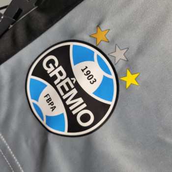 Calção do Grêmio Masc. - Cinza e Amarelo 23/24