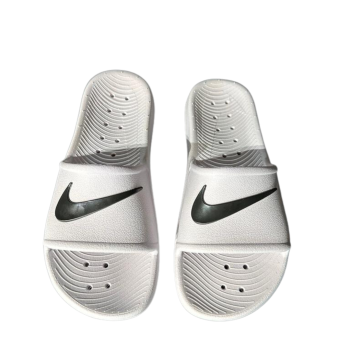 Chinelo Nike - Branco, Logo Preta