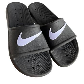 Chinelo Nike - Preto, Logo Branca