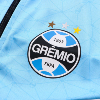 Agasalho Grêmio Passeio Masc. 22/23 - Azul Claro/Preto