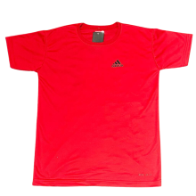 Camiseta Dri-Fit Adidas Masc. Vermelha