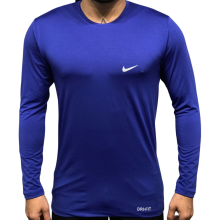 Dri-Fit Manga Longa - Azul