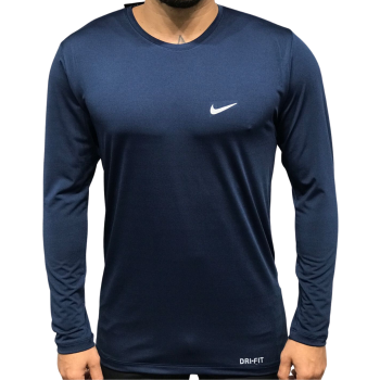 Dri-Fit Manga Longa - Azul Marinho