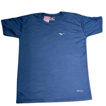 Camiseta Dri-Fit Mizuno Masc. Azul