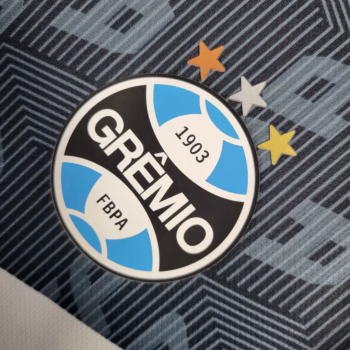 Camisa Grêmio Treino Azul e Preto Masc. 23/24