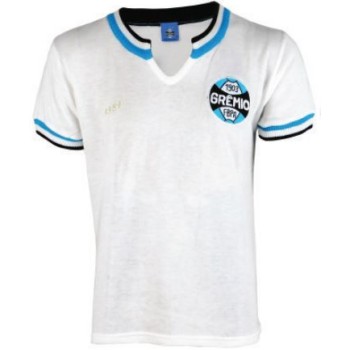 Camisa Oficial Grêmio Retro Branca Masculina