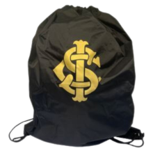 Mochila Saco Internacional - Preto/Símbolo Dourado