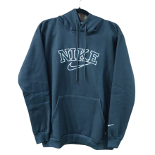 Moletom Nike Com Capuz - Preto Nike Branco