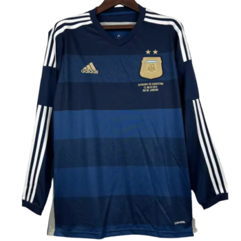 Camisa II Argentina Final da Copa do Mundo 2014 - Manga Longa