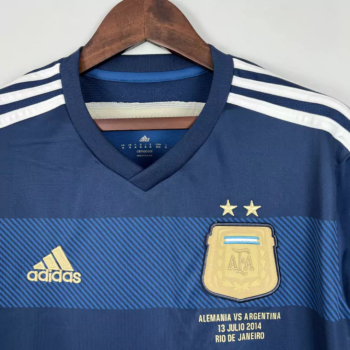 Camisa II Argentina Final da Copa do Mundo 2014 - Manga Longa