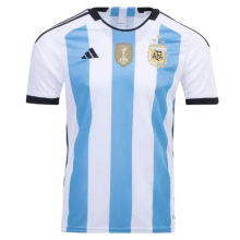 Camisa I Argentina + Patch campeão Copa do Mundo 2022