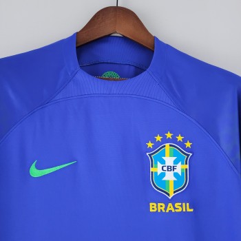 Camisa II Brasil Masc. Copa 2022 Azul