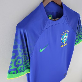 Camisa II Brasil Masc. Copa 2022 Azul