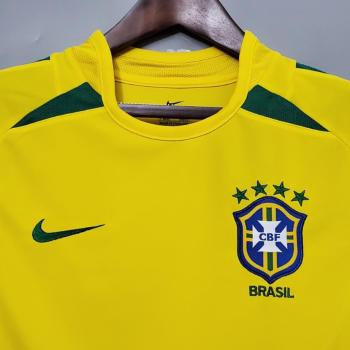 Camisa Brasil Copa do Mundo 2002 Masculina - Retrô