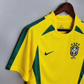 Camisa Brasil Copa do Mundo 2002 Masculina - Retrô