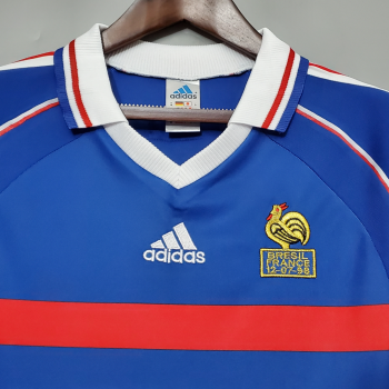 Camisa França Retrô Final vs Brasil 1998