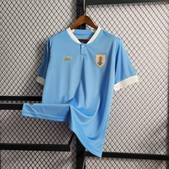 Camisa I Uruguai Masc. 22/23 Personalizada (Suarez)