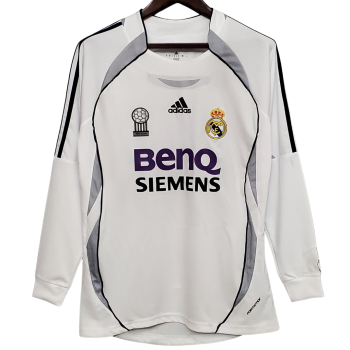 Camisa Manga Longa Retrô do Real Madrid Masc. 06/07