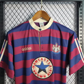 Camisa II Newcastle Retrô Masc. 95/97 - Grená e Azul