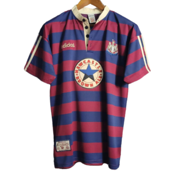 Camisa II Newcastle Retrô Masc. 95/97 - Grená e Azul